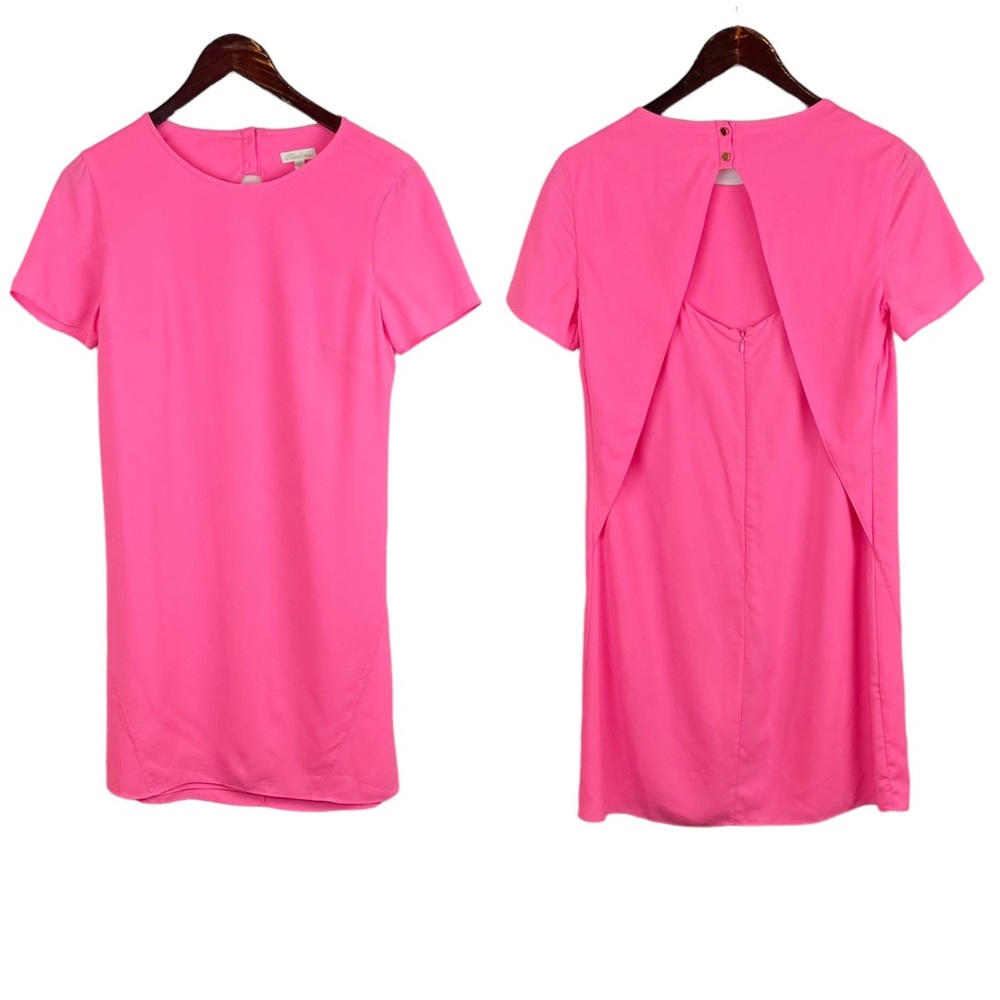 Shoshanna | Neon Dress with Cutout in Back, 4